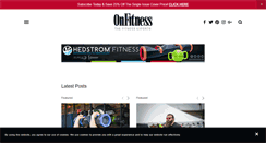 Desktop Screenshot of onfitnessmag.com